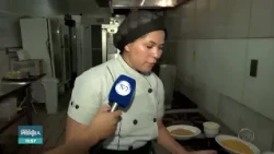 JMD in the Kitchen teaches a recipe for pork ribs in herb sauce with mashed potatoes and crunchy ...