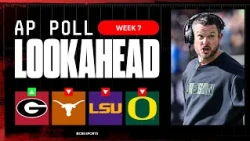 College Football Week 7 AP Top 25 LOOK AHEAD: Oregon, Texas, LSU fall | Georgia new No. 1?