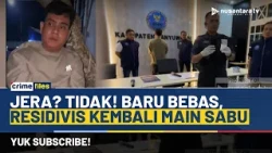 40 Gram Sabu Disita, Residivis Narkoba Kembali Berurusan dengan Hukum | CRIME FILES