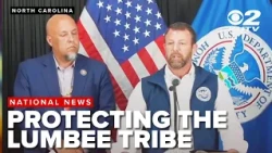 DHS Secretary Mullin visits Lumbee Tribe after federal recognition, vows to help fight crime