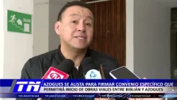 FIRMA DE CONVENIO ESPECÍFICO QUE PERMITIRÁ INCIO DE OBRAS VIALES ENTRE BIBLIÁN  Y AZOGUES