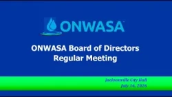 ONWASA Board of Directors - July 16, 2026