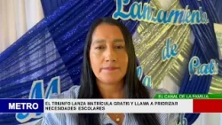 EL TRIUNFO LAUNCHES FREE ENROLLMENT AND CALLS TO PRIORITIZE SCHOOL NEEDS