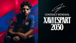 XAVI ESPART RENEWS UNTIL 2030 | FC Barcelona 🔵🔴