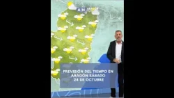 Weather forecast for Aragon, Saturday, October 24