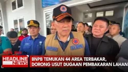 BNPB Temukan 44 Area Terbakar, Dorong Usut Dugaan Pembakaran Lahan