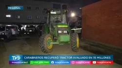 In Rancagua, Police Recover Tractor Valued at $35 Million and Arrest Suspect for Receiving Stolen...