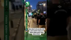 Kıbrıs'ta bir grup Rum, KKTC sınırında slogan attı“Türkiye adadan çıksın! Türkler, adadan defolun!