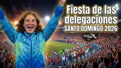 Parade of delegations at the 2026 Santo Domingo CAC Games