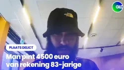 Vissershoedje op en 4500 euro pinnen I Plaats Delict