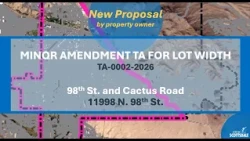 Minor Amendment TA for Lot Width