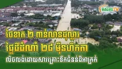 ថៃខាត ២ ពាន់លានដុល្លារ ផ្ទៃដីដំណាំ ២៨ ម៉ឺនហិកតា លិចលង់ដោយសារគ្រោះទឹកជំនន់ដ៏អាក្រក់