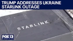 Trump addresses continuing Starlink issues with Ukraine | FOX 13 Seattle