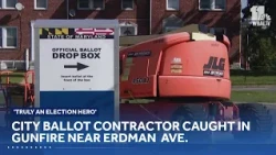 City ballot contractor caught in gunfire