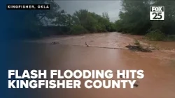 Flash flooding hits Oklahoma towns as 9 to 10 inches of rain swamps Kingfisher County