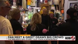 Fans line up in Old Town Albuquerque to meet Patrick Fabian from  'Better Call Saul'