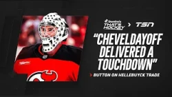 Who won the Devils & Jets blockbuster Hellebuyck trade?