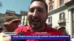 Campi Flegrei, new sit-in by the committees in front of the Prefecture