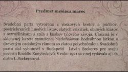 Predmet mesiaca marec (SK)