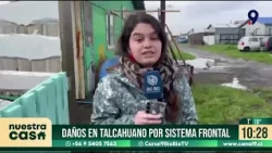 Manuel Gaete Canal overflow leaves 12 homes flooded in Talcahuano following storm system