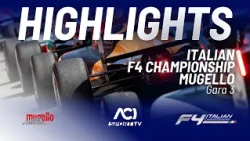 HL | Italian F4 Championship | Mugello | Race 3 | July 26, 2026