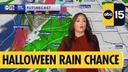 Dry and warm start to the week, then rising rain chances ahead of Halloween