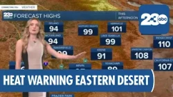 Extreme Heat Warning Issued for Eastern Kern County Desert July 23