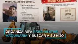 MOTHER RAFFLES GUITAR TO RENT MACHINERY AND SEARCH FOR HER MISSING SON IN TIJUANA | CANAL 33