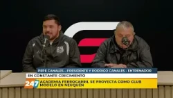Academia Ferrocarril se proyecta como club modelo en Neuquén |Pepe y Rodrigo Canales | Grito Sagrad