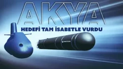 Denizaltıların yeni vurucu gücü AKYA, hedefi tam isabetle vurdu