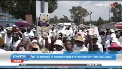 SOWETO TV NEWS | ELF-SA MARCHES TO ORLANDO POLICE STATION OVER GBVF AND CHILD ABUSE