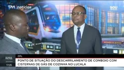 CFL - Train carrying cooking gas tanker derails in Lucala, Cuanza-Norte