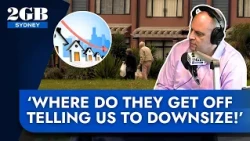Minister Burke: 'Older Australian's aren't downsizing enough' - Callers react! | 2GB Sydney