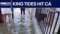 King tides bringing ankle-deep flooding along Southern California coast