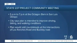 Community meeting to inform residents about San Luis Obispo improvement project
