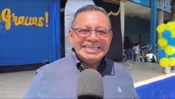 Inauguran proyecto de techado de la cancha escolar en aldea Chiguaxte, Samayac, Such.