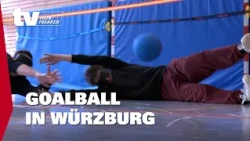 Goalball in Würzburg - Reporter testet Ballsportart für Sehbehinderte