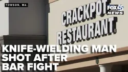Security guard fatally shoots knife-wielding man after bar fight