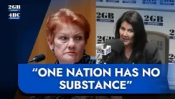 'Blow the joint up' - Jane Hume takes aim at Pauline Hanson's lack of policy | 2GB Sydney