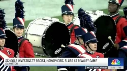 Schools investigate racist, homophobic slurs at rivalry football game