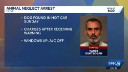 Illinois man charged with animal neglect after dog left in hot car in Clive