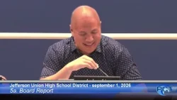 JUHSD 9/1/26 - Jefferson Union High School District Meeting - September 1, 2026