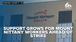 Looming strike at Pennsylvania hospital draws support from other healthcare union workers