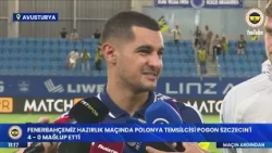 Futbolcumuz Levent Mercan'ın maç sonu açıklamaları | Fenerbahçe 4-0 Pogoń Szczecin