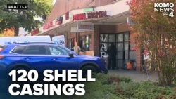 Seattle police investigating Aurora Ave. N shooting after nearly 120 shell casings found