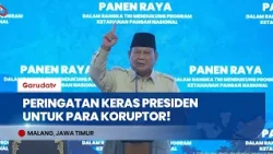President Prabowo: I Will Not Tolerate Anyone Who Steals Public Funds!