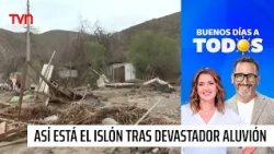 Mud, rocks, and destruction: This is how the El Islón sector was left after the flash flood cause...