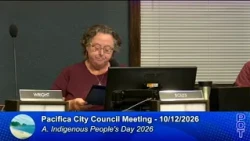 PCC 10/12/26 Part 1 - Pacifica City Council Meeting - October 12, 2026