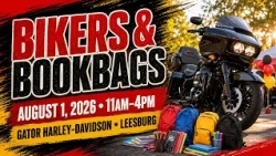 Bikers & Bookbags 2026 | Gator Harley-Davidson