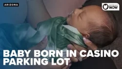 Baby born in casino parking lot
